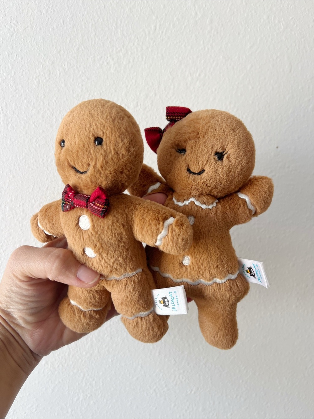 JELLYCAT | Gingerbread Man and Gingerbread Girl | OS